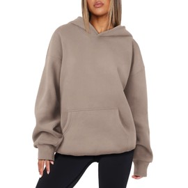 ATHMILE Womens Pullover Sweatshirts Oversized Hoodies Fleece Long Sleeve Sweaters Cute Loose Casual Pullover Fall Outfits Winter Y2k Fashion Teen Girls 2024
