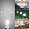 YUIIP G4 LED Light Bulbs 6000K Daylight White, 2W Equivalent