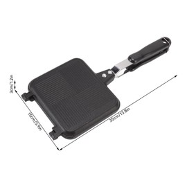 Sandwichera Doble Cara Antiadherente, Placas Desmontables para Tortas Hotcakes Quesadillas, Estufa Tostada Sandwichera Aluminio Pan para Hogar Cocina