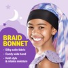 Red by Kiss Kids Satin Braid Bonnet, Comfy Wide Band