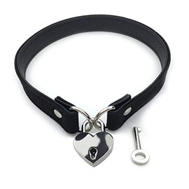 Succuba Padlock Choker Collar Necklace Lolita Collar Cat Kitty Velvet Necklace with Lock and Key for Women and Men (C, Inches, 14.00)