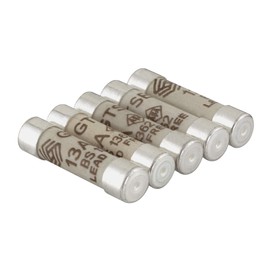 GTSE 13A Electrical Fuses, Pack of 5, Household Domestic Mains Plug Ceramic Fuses, 240V, BS 1362 Compliant