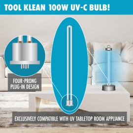 Tool Klean TK-1-SSRTTB UV Light Tabletop Room Appliance Replacement Bulb