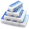 M&G 12 Pack White Eraser Pencil Erasers, Small Rubber Eraser