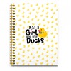 RUNMESS Duck Notebook, Just a Girl Who Loves Ducks Notebook
