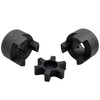 Saelno 3/4" to 7/8" L075 Flexible 3-Piece L-Jaw Coupling Coupler
