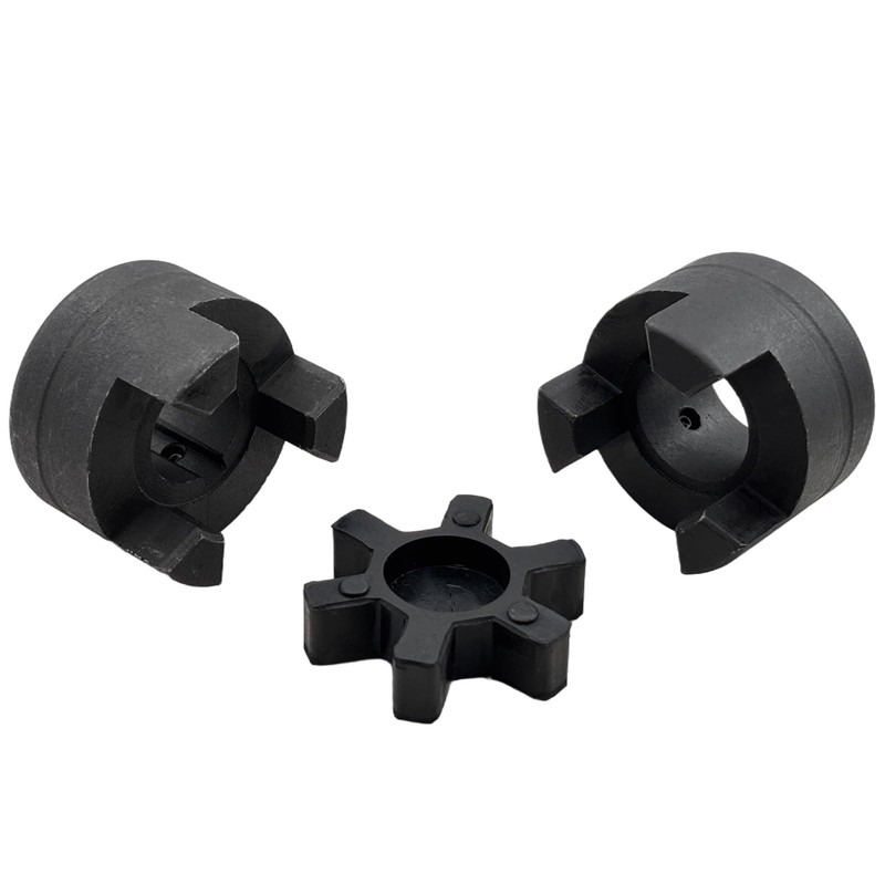 Saelno 3/4" to 7/8" L075 Flexible 3-Piece L-Jaw Coupling Coupler