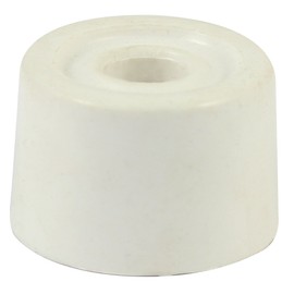 TIMco DSWHITEP PVC Door Stop 20 x 30mm - White (Pack of 2)