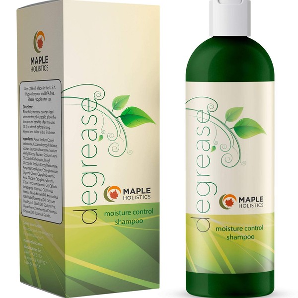 Best Shampoo for Oily Hair Care - Natural Clarifying Shampoo for Oily Hair and Oily Scalp Care - Cleansing Shampoo for Greasy Hair and Scalp Cleanser for Build Up with the Best Essential Oils for Hair