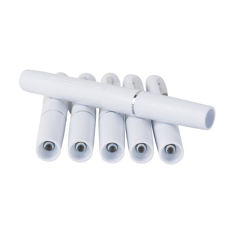 MABIS Reusable Penlights for Medical or Personal Use, White, 6