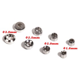 R-STYLE Metal Nozzle, Heat Discharge Hole Mold Set, Plastic Model Gunpla for Detailing (Φ 0.8 inches (2.0 mm)