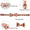 Bobo Rainbow Dog Collar - Thanksgiving Turkey Dog Collar Bowtie
