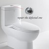 48mm/1.89inch Toilet Tank Button 20cm Extended Dual Push Flush Toilet