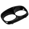 XMMT Gloss Black Motorcycle Headlamp Headlight Bezel Scowl Trim Outer