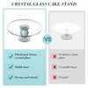 Uten Uten Crystal Glass Cake Stand, 11' Cake Display Stand,