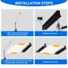 Demimy Heavy Duty Overhead Garage Storage Racks, Ceiling Mount, 6