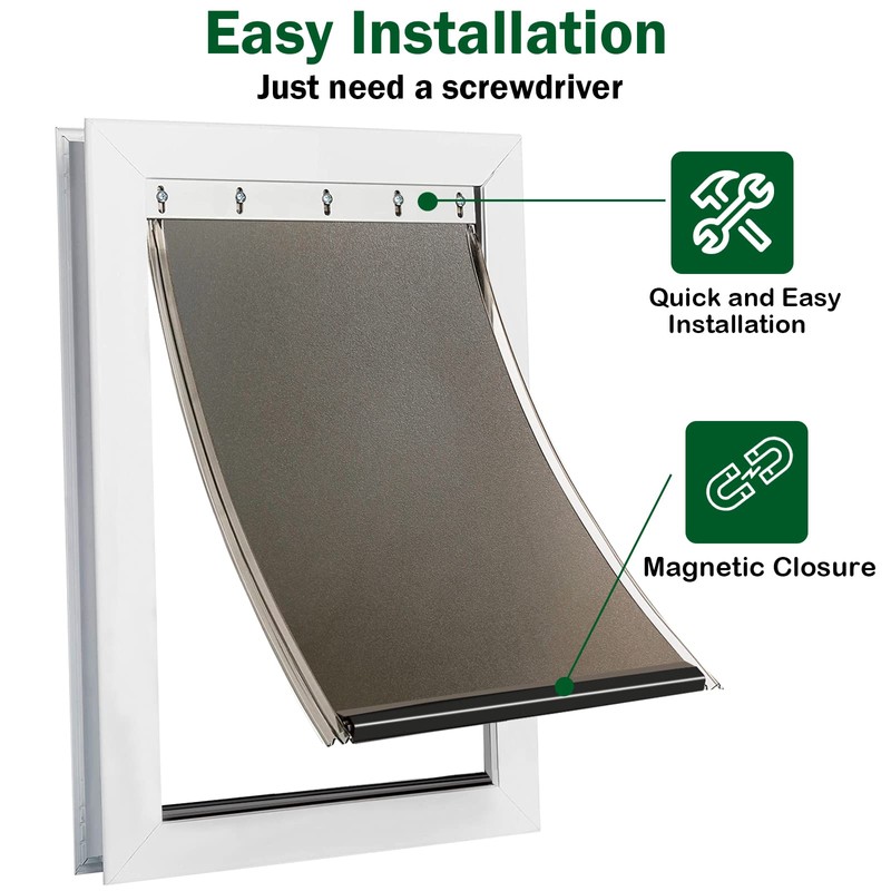 Large Dog Door Replacement Flap, Compatible with PetSafe Freedom Pet