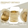 Bwintech 6 Pcs 1/2" Female to 3/4" Female BSP Thread