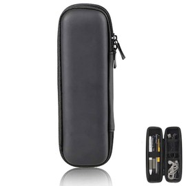 1 Piece Hard Shell Makeup Brush Storage Bag, Portable Hard Shell Makeup Brush Bag, Eva Pencil Case, Suitable for Makeup Brushes, School, Office Supplies, Executive Pen, Data Cable (Black)