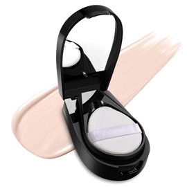 GEUUFEA Full Coverage Liquid Foundation, Long-Lasting & Buildable Foundation Cushion BB Cream, Create Skin-Light Natural Makeup, Foundation for Mature Skin
