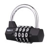 Gym Locker Lock,4 Digit Combination Lock,Safety Password Padlock for School