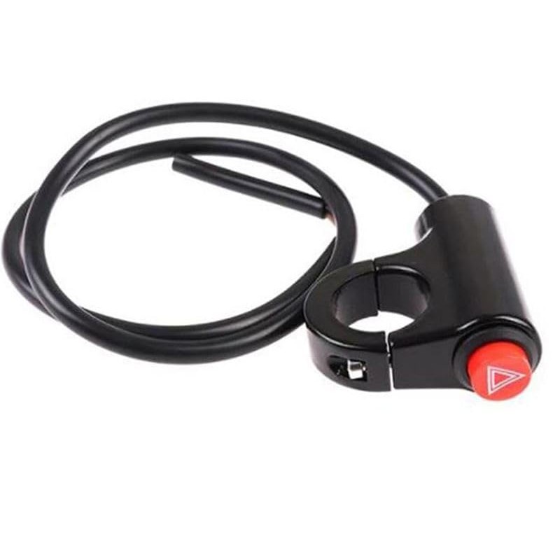 Hazard Light Switch Button Motorbike Quad Flash Warning Emergency Lamp