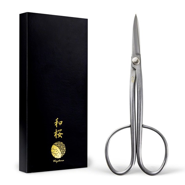 Wazakura Yasugi Stainless Steel Made in Japan Twig Bonsai Scissors