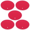 5PCS Silicone Trivet Mats Round Multipurpose Heat Resistant Non Slip