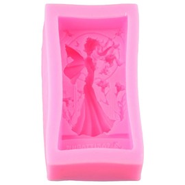 Uniquer Silicone Soap Molds,3D Angel Girl Silicone Molds for Handmade Soap,Art Craft,Decoration