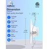 12 Pack 5/6 Inch 5CCT LED Recessed Lighting Retrofit, 2700K/3000K/4000K/5000K/6500K
