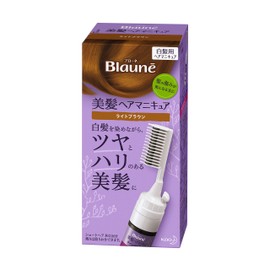 Braune Hair Manicure Light Brown with Comb 1 Piece