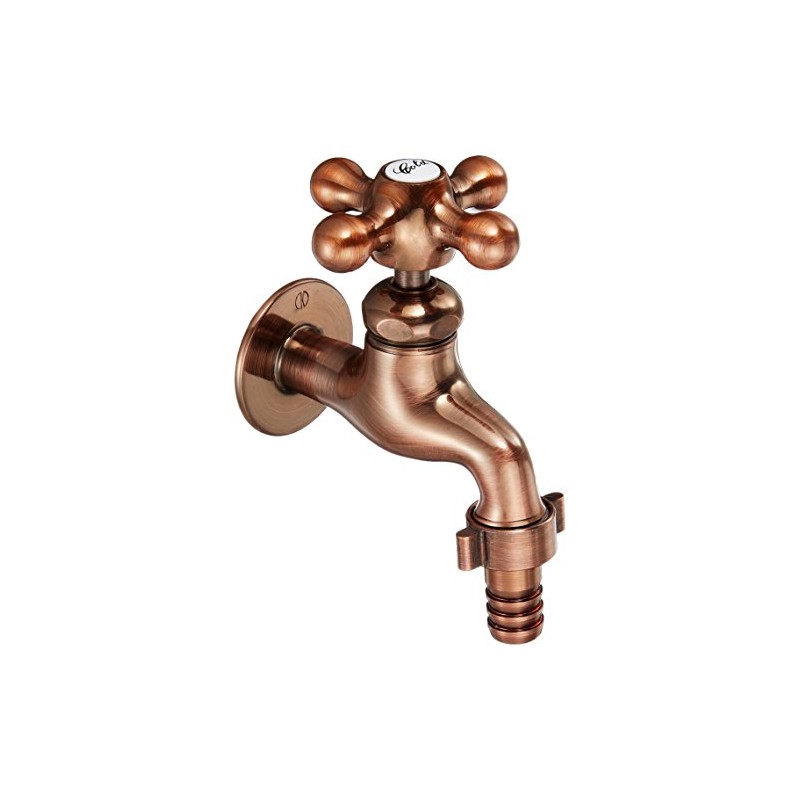 Kakudai 7030FBP-13 Horizontal Faucet with Color Coupling, Bronze