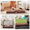 Bedfolks Orthopedic Dog Bed for Large Dogs - Egg Foam