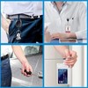ShaYuLaLa Bicycle Key Wire with Reel, Stretchable Key Chain, Neck