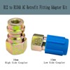 R12 to R134A AC Retrofit Fitting Adapter Kit, R12 R22