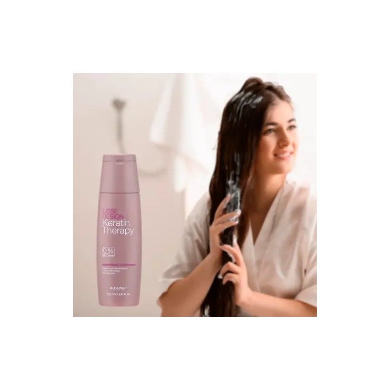 Alfaparf 2 Shampoo 1 Acondicio. Lisse Design Keratin Mante