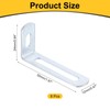 uxcell 8Pcs L-Shaped Brackets Corner Brace, 1.97"x0.94"x0.47" Corner Bracket Shelf
