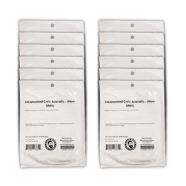 Bearded Butchers Encapsulated Citric Acid 60%, 3oz Case of 12 Packs – Non-GMO Sausage Tang for DIY Meat Processing – Season Up to 25 lbs of Ground Meat – Ideal for Summer Sausage and More