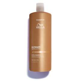 Wella Professionals ULTIMATE SMOOTH Shampoo for Dry, Dull & Frizzy Hair | With Squalane & Omega 9 | 33.8 Fl Oz