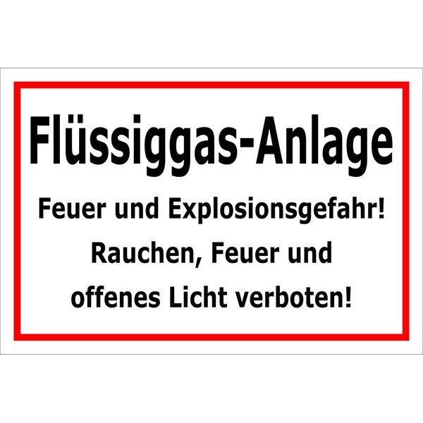Melis-Folienwerkstatt Sign - LPG Plant - 30 x 20 cm