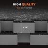 0.79" Interlocking Foam Floor Tiles,6 Pcs 24 Sq Ft Rubber