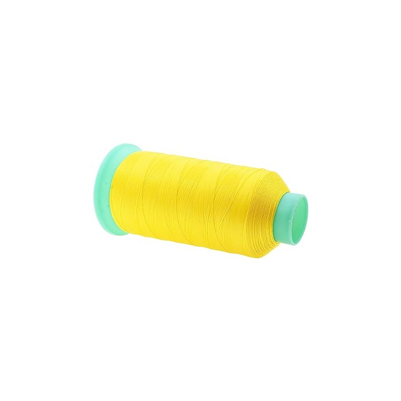 Mandala Crafts Bonded Nylon Thread Yellow Heavy Duty Sewing Threads