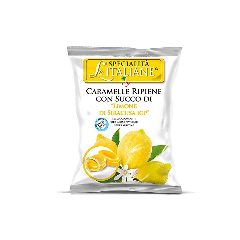 Serra Le Italiane, Italian Natural Hard Candy Filled With Lemon