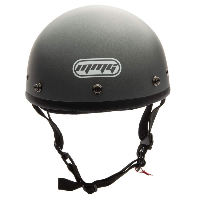 MMG Half Helmet Classic Open Face Design DOT Goggles Included