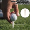 LUTER 50pcs Golf Tees, Short Golf Tees Golf Simulator Tees