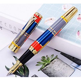 Hero 767 Pluma estilográfica de moda, plumín mediano, 5 colores, joyería en la parte superior de la oficina, regalo de escritura                      