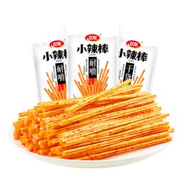 Spicy Strips - Spicy Gluten Latiao, Chinese Special Casual Snack Food, Made From Wheat/Chili/Spice, Low Sugar and Low Calories, Best Vegan, 50g (Pack of 3)