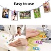 Sewing Clips, 100-Pack Multipurpose Fabric Clips, Assorted Colours for Crafting