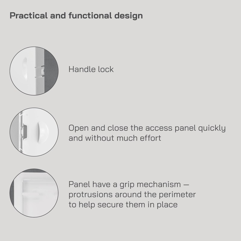 Vent Systems Access Panel for Drywall 12 x 24 Inch