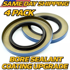 HD Switch (4 Pk) Double Lip Seals Replaces 10-10, 21333TB 6K & 7K Trailer Axles w/ UPGRADE